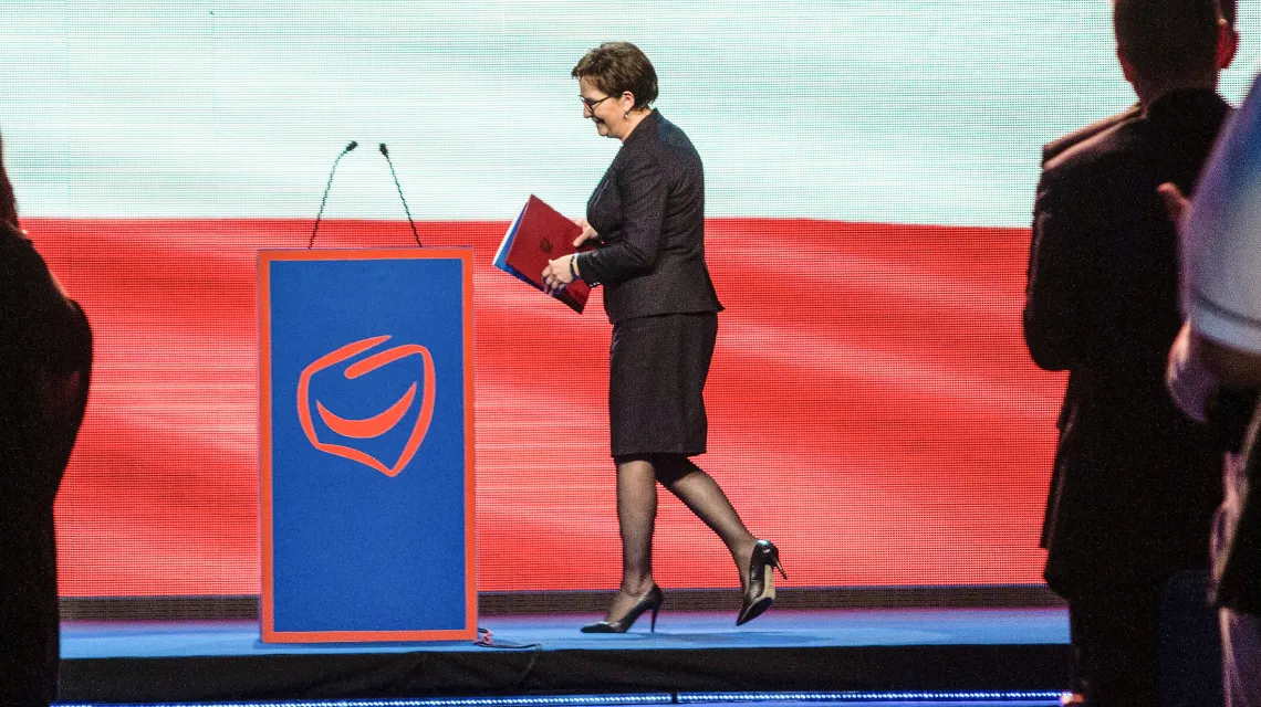 Ewa Kopacz na konwencji PO, Poznań, 12 września 2015 r. / / Fot. PAWEŁ F. MATYSIAK / REPORTER