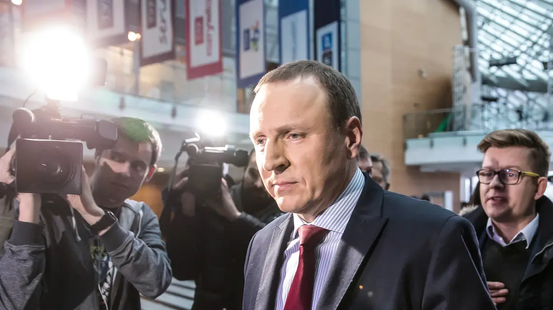 Pierwsza konferencja prezesa TVP Jacka Kurskiego. Warszawa, 8 stycznia 2016 r. / / Fot. KRYSTIAN MAJ / FORUM