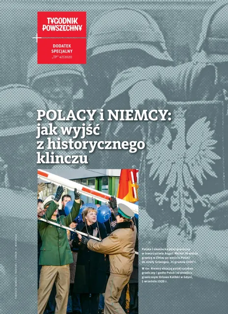 Okładka dodatku: Polacy i Niemcy jak wyjść z historycznego klinczu / FABRIZIO BENSCH / REUTERS / FORUM // WIKIPEDIA