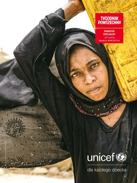 Ashwaq, 14-latka z miasta Sada, w obozie dla uchodźców wewnętrznych w Khamir (Jemen) / UNICEF / UN073964 / CLARKE FOR UN