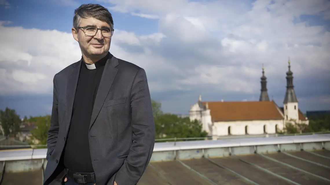 Ks. Jacek Prusak SJ, Kraków, maj 2019 r. / FOT. GRAŻYNA MAKARA