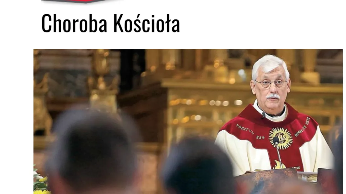Screen ze strony dorzeczy.pl, na zdjęciu ojciec Arturo Sosa, generał jezuitów / 