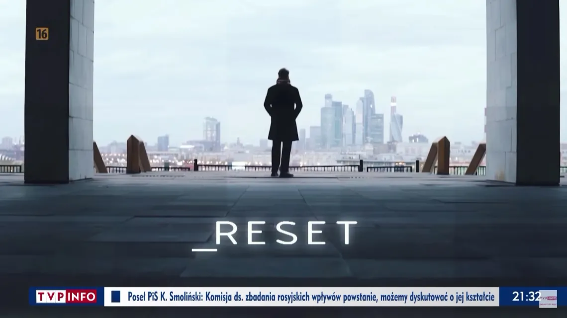 Czołówka serialu „Reset” / FOT. SCREEN Z KANAŁU YT TVP INFO / 