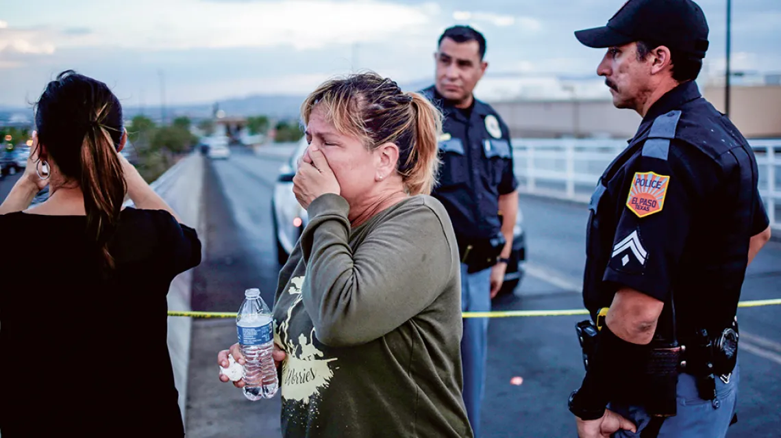 Po ataku w El Paso, Teksas, 3 sierpnia 2019 r. / Fot. Reuters / Forum / 