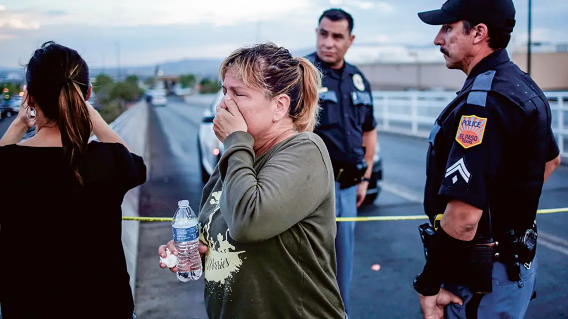 Po ataku w El Paso, Teksas, 3 sierpnia 2019 r. / Fot. Reuters / Forum / 