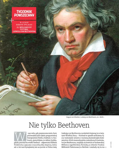 Okładka: August von Kloeber, Ludwig van Beethoven, ok. 1818 r. / EAST NEWS