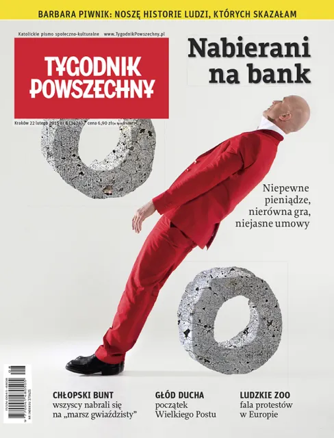 Okładka Tygodnika Powszechnego 8/2015 / Sven Hagolani / Corbis / Marek Zalejski