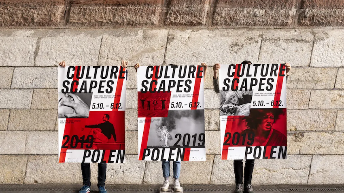 Plakat festiwalu Culturescapes /  Hauser Schwarz / MATERIAŁY PRASOWE / 