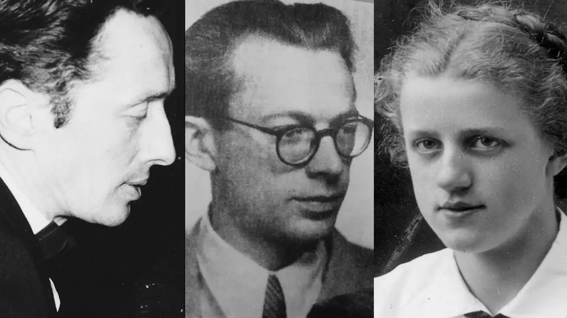 KRZYSZTOF KOZŁOWSKI, MIECZYSŁAW PSZON i JÓZEFA HENNELOWA / ARCHIWUM „TP” / 
