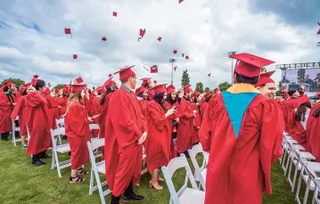 Uroczystość rozdania dyplomów na Western High School w mieście Anaheim w Kalifornii, 23 maja 2019 r. / ZUMA PRESS / FORUM