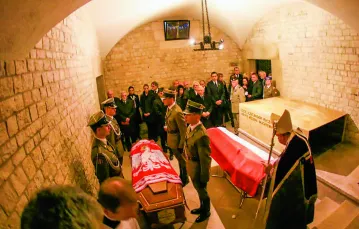 Pogrzeb pary prezydenckiej, Wawel, 18 kwietnia 2010 r. / Fot. KANCELARIA PREZYDENTA RP  / 