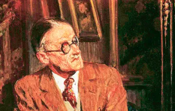 Jacques-Émile Blanche,  portret Jamesa Joyce’a, 1935 r. / domena publiczna / wikioo.org