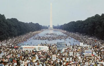 Marsz Biednych Ludzi, inicjatywa Martina Luthera Kinga, Waszyngton, czerwiec 1968 r. / HULTON ARCHIVE / GETTY IMAGES / 