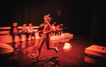 Alex Freiheit jako Kordianka, Teatr Polski, Poznań, styczeń 2018 r. / MAGDA HUECKEL / TEATR POLSKI