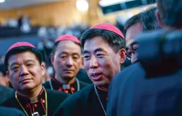 Joseph Shen Bin, przewodniczący prorządowego Patriotycznego Stowarzyszenia Katolików Chińskich, od 2010 r. biskup Haimen, w kwietniu 2023 r. objął diecezję szanghajską. / COMMUNITA SANT’EGIDIO / ARCHIWUM