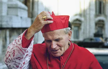 Kardynał Karol Wojtyła. Watykan, 5 października 1978 r.  / AP / EAST NEWS