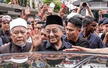 Nowy premier Malezji, 92-letni Mahathir Mohamed. Kuala Lumpur, 11 maja 2018 r. / SADIQ ASYRAF / AP / EAST NEWS