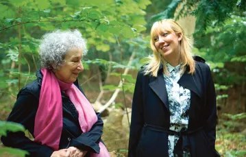 Margaret Atwood i Katie Paterson, sierpień 2014 r. / Fot. Giorgia Polizzi / katiepaterson.org