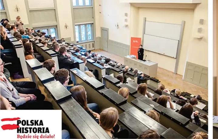 Wykład dr Elżbieta Orman w sali im. Tischnera w Collegium Witkowskiego na Uniwersytecie Jagiellońskim, 11 grudnia 2015 r. / Fot. Kamila Zarembska