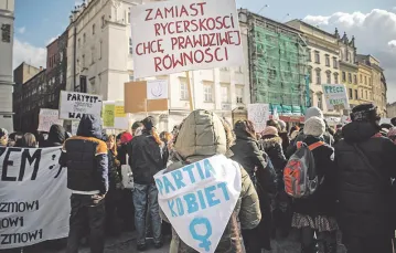 Manifa w Krakowie, marzec 2011 r. / Fot. Kamila Zarembska