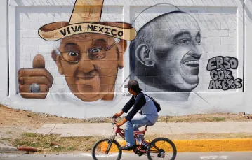 Graffiti na przedmieściach Mexico City, 4 lutego 2016 r.  / Fot. Edgard Garrido / REUTERS / FORUM