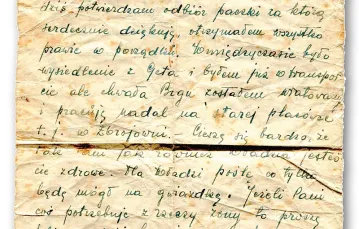 List Maurycego Sonnenscheina do Wiktorii Maczek z 7 listopada 1942 r. / Fot. Zbiory rodzinne