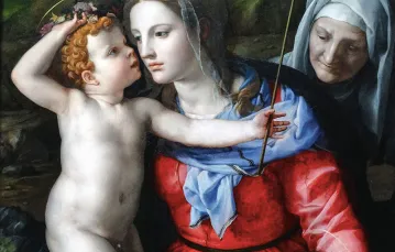 Agnolo di Cosimo (1503–1572) „Madonna z Dzieciątkiem i świętymi” / Fot. UNIVERSAL HISTORY ARCHIVE / GETTY IMAGES