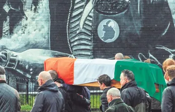 Pogrzeb Martina McGuinnessa, Derry, 21 marca 2017 r.  / Fot. Paul Faith / AFP / EAST NEWS