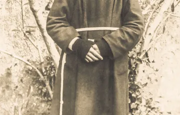 Ojciec Pio po stygmatyzacji, 1919 r. / Fot. Archiwum czasopisma „Głos Ojca Pio”