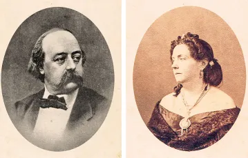 Od lewej: Gustave Flaubert, ok. 1870 r. Louise Colet, 1868 r. / BEW // DOMENA PUBLICZNA