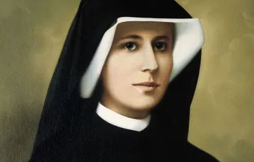 Portret św. Faustyny – pędzla Stanisława Sztama / Il. domena publiczna / Wikimedia / 