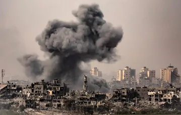 Strefa Gazy, 29 października 2023 r. / fot. FADEL SENNA/AFP/East News