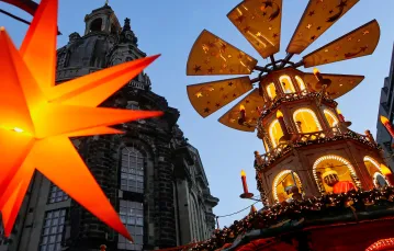 Jarmark bożonarodzeniowy w Dreźnie. Niemcy, 9 grudnia 2018 r. / Fot. Fabrizio Bensch / Reuters / Forum