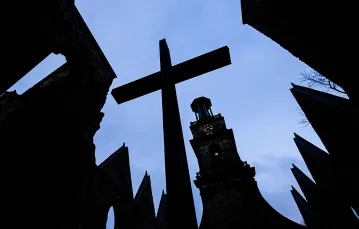 Kościół ewangelicko-luterański w Hanowerze. Niemcy, 25 stycznia 2024 r. / fot. JULIAN STRATENSCHULTE / DPA / AFP / EAST NEWS