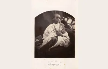 Książę Alemajehu. Wyspa Wight, 1868 r.  / Fot. Julia Margaret Cameron / domena publiczna / wikipedia