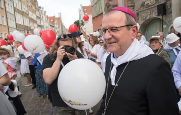 Abp Tadeusz Wojda na XI Marszu dla Życia i Rodziny, Gdańsk, czerwiec 2023 r. //  Fot. Wojciech Stróżyk / REPORTER