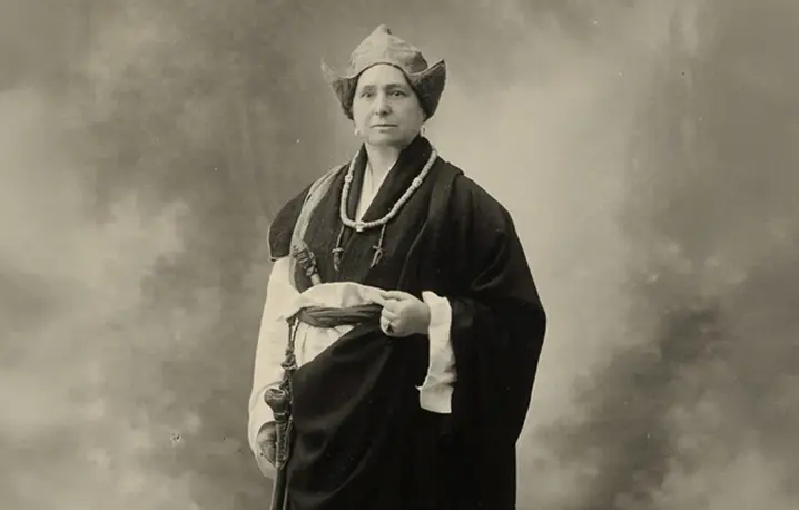 Alexandra David-Néel, 1933 r. // Fot. Elisabeth Meyers / Preus museum