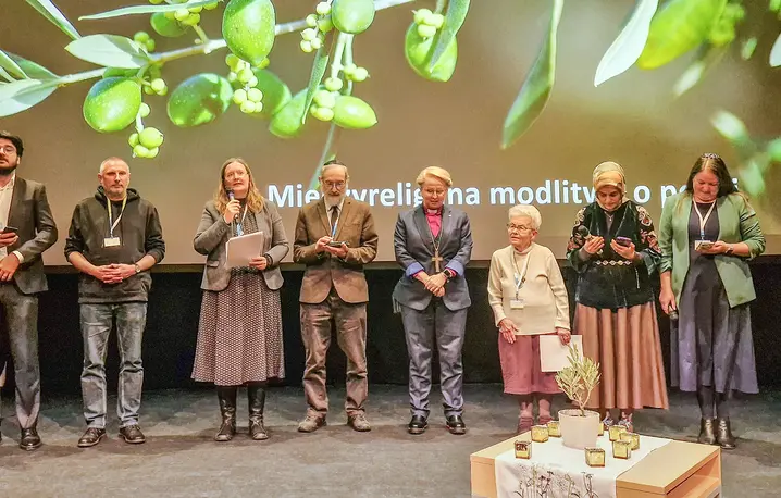 Międzyreligijna modlitwa o pokój na zakończenie forum Kongresu Katoliczek i Katolików, Łódź, 23 listopada 2025 r. // Fot. Maciej Biskup OP / materiały prasowe