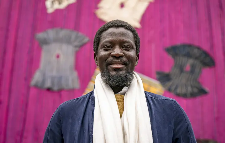 Ibrahim Mahama. Londyn, 9 kwietnia 2024 r. // Fot. Aaron Chown / PA / Getty Images