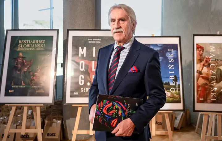 Bogdan Szymanik podczas obchodów 30-lecia Wydawnictwa Bosz, październik 2024 r. // materiały prasowe