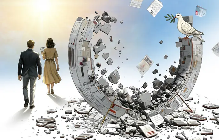 // Ilustracja: Przemysław Gawlas & Michał Kęskiewicz dla „TP”