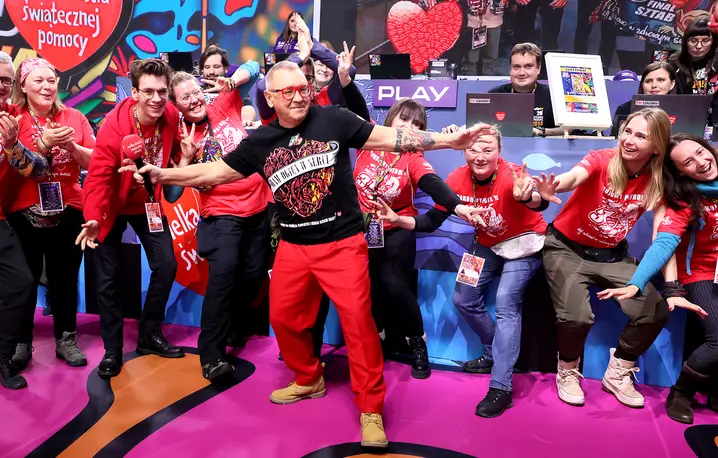 Jerzy Owsiak podczas 31 Finału Wielkiej Orkiestry Świątecznej Pomocy w Warszawie. 29 stycznia 2023 r. // Fot. Paweł Wodzyński / East News