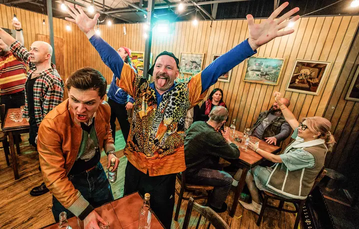 Spektakl "Tkocze", reż. Maja Kleczewska. Teatr Śląski im. Stanisława Wyspiańskiego w Katowicach // Fot. Przemysław Jendroska / Teatr Śląski