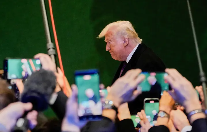 Donald Trump na Forum Ekonomicznym w Davos. Szwajcaria, 22 stycznia 2026 r. // Fot. Markus Schreiber / AP / East News