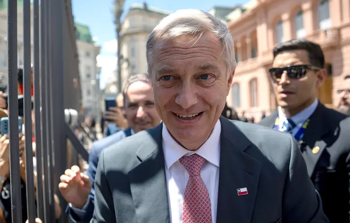 Jose Antonio Kast, prezydent elekt Chile podczas wizyty w Argentynie. Buenos Aires, 16 grudnia 2025 roku. // Fot. Tomas Cuesta / Bloomberg / Getty Images