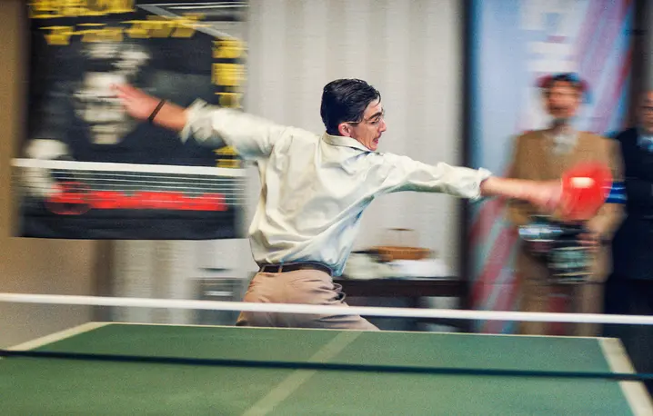 Timothée Chalamet w filmie „Wielki Marty”, reż. Josh Safdie. Monolith Films // materiały prasowe