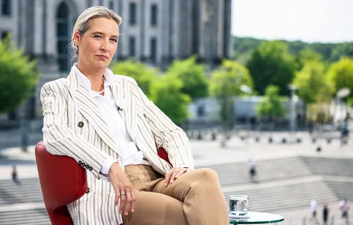 Alice Weidel. Berlin, 20 lipca 2025 r. // Fot. Liesa Johannssen / Reuters / Foru