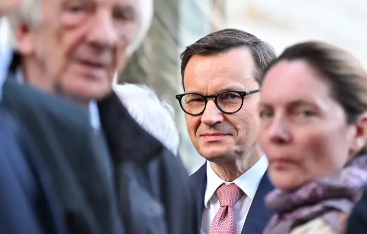 Mateusz Morawiecki na obchodach rocznicy pogrzebu Lecha Kaczyńskiego. Kraków, 18 kwietnia 2026 r. // Fot. Artur Barbarowski / East News