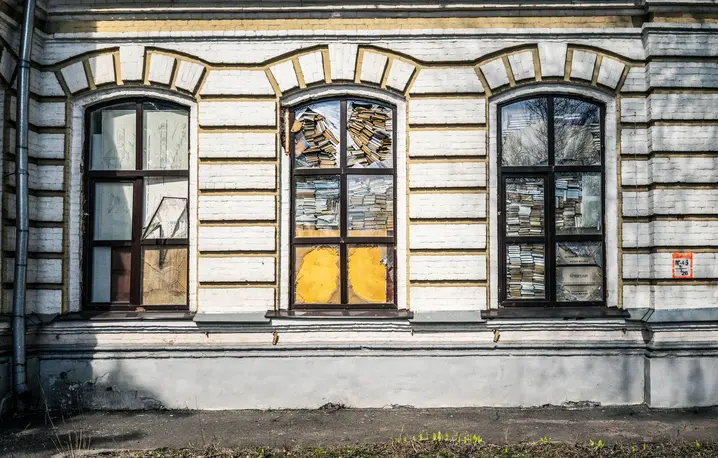 Charków podczas inwazji rosyjskiej na Ukrainę. 25 marca 2023 r. // Fot. Jose Colon / Anadolu Agency / Getty Images