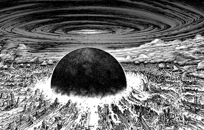 Ilustracja z mangi „Akira”, Katsuhiro Otomo, wydanie polskie J.P.F. // materiały prasowe